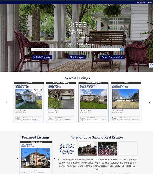 Gacono Real Estate screenshot