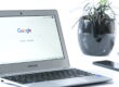 laptop open to google search page